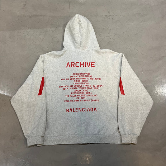 Balenciaga 24SS Red Archive Hoodie (Limited Edition)