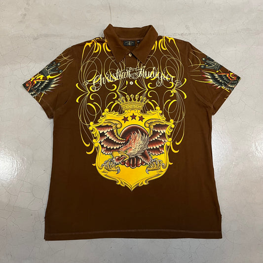 Vintage Christian Audigier Polo Shirt