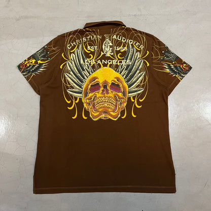 Vintage Christian Audigier Polo Shirt