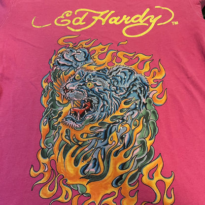 Women's Pink Ed hardy Longsleeve Shirt