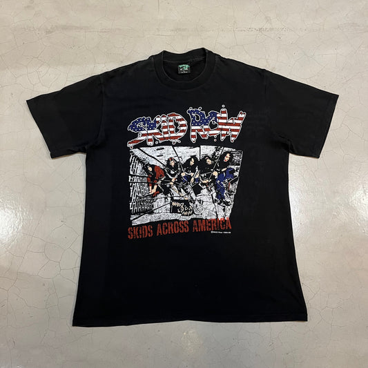 Vintage 1989 Skid Row Across America T-Shirt