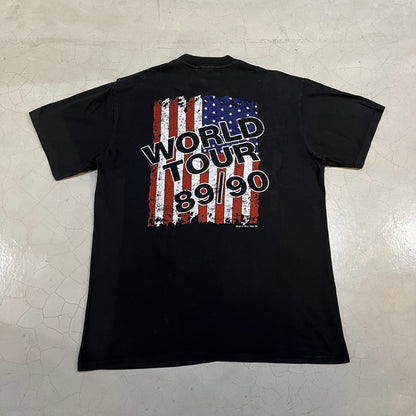 Vintage 1989 Skid Row Across America T-Shirt