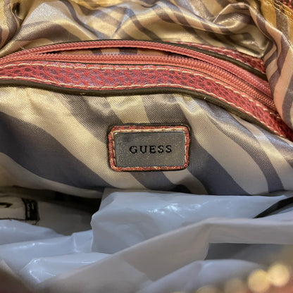 Vtg Guess Monogram Slouch Bag