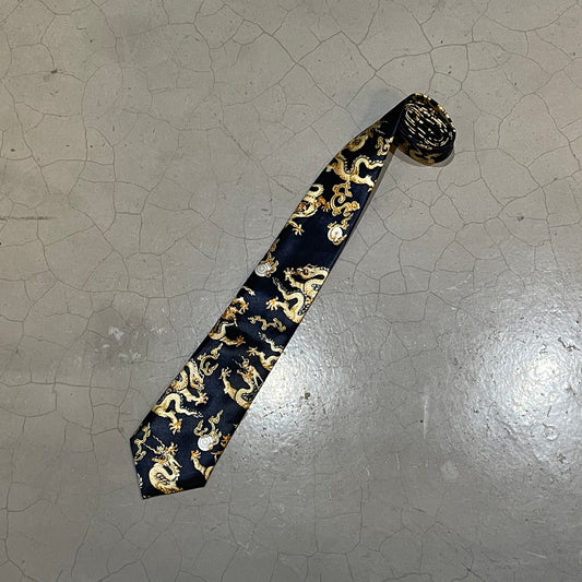 Vtg Dragon Silk Neck Tie