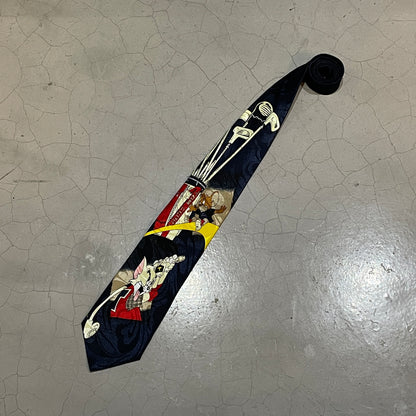 Vtg Tom & Jerry Silk Neck Tie