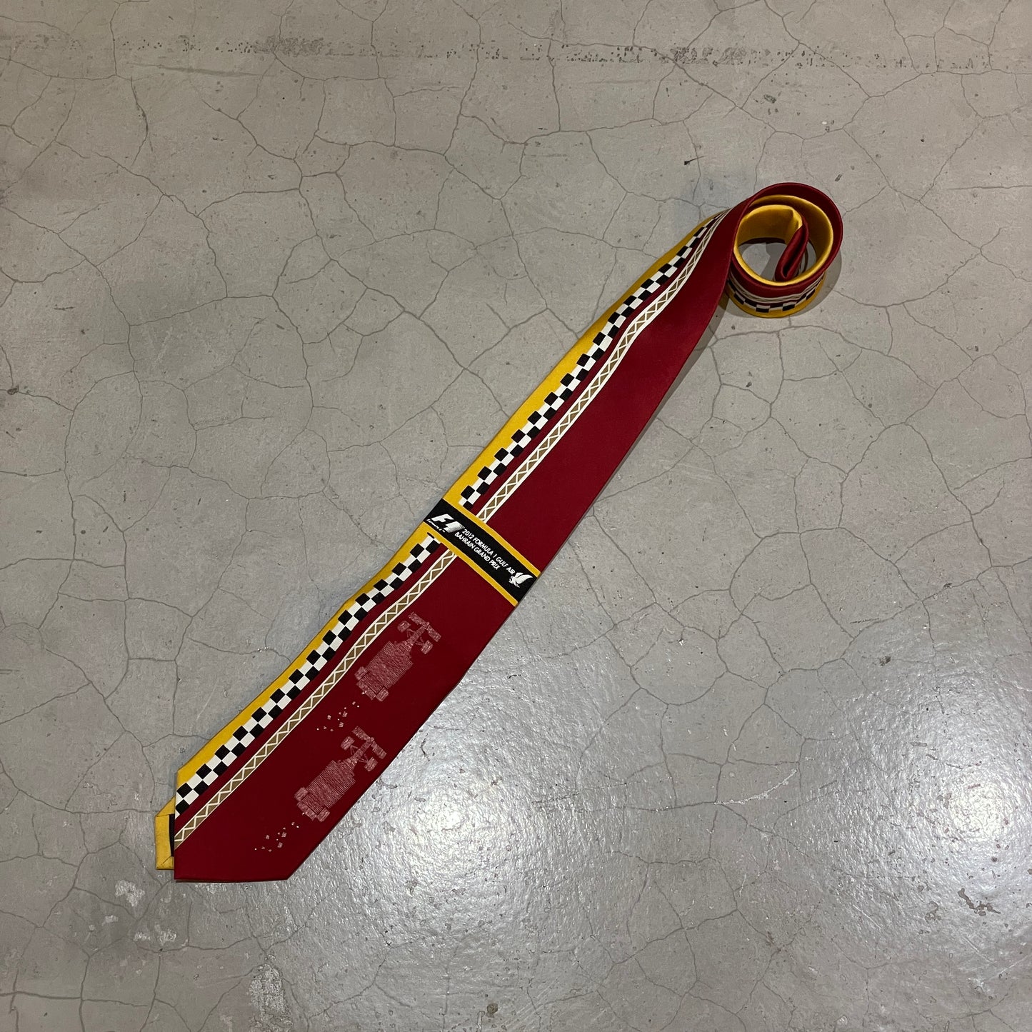 DEADSTOCK 2012 Formula 1 Grand Prix Bahrain Neck Tie
