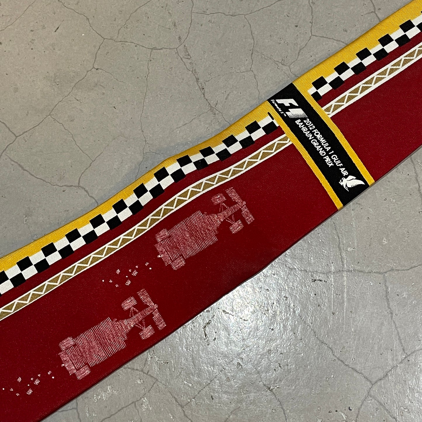 DEADSTOCK 2012 Formula 1 Grand Prix Bahrain Neck Tie