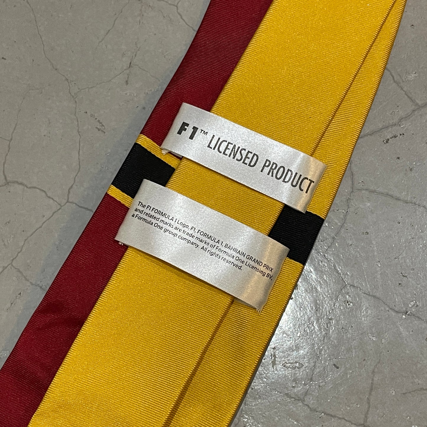 DEADSTOCK 2012 Formula 1 Grand Prix Bahrain Neck Tie