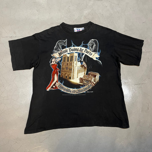 Vintage 1996 Notre Dame De Paris Movie T-Shirt