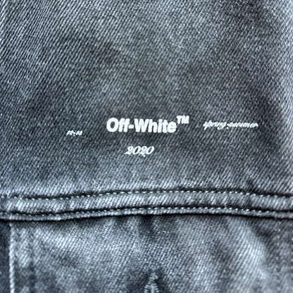 Off White White Tape Denim Jacket