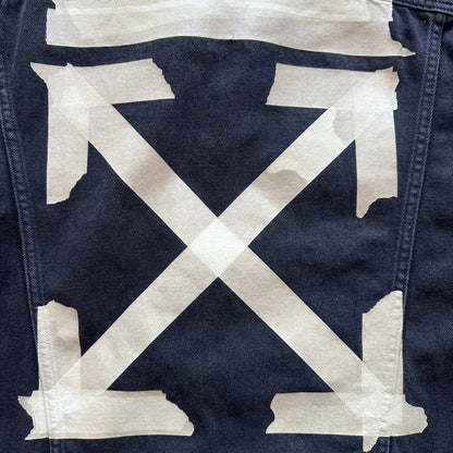 Off White White Tape Denim Jacket
