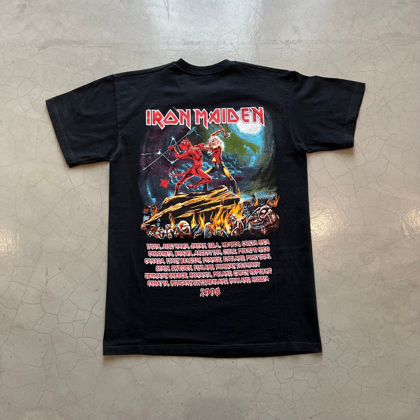 Iron Maiden 2007 The Number of the Beast T-shirt