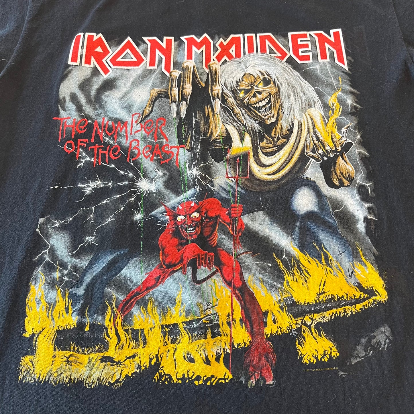 Iron Maiden 2007 The Number of the Beast T-shirt
