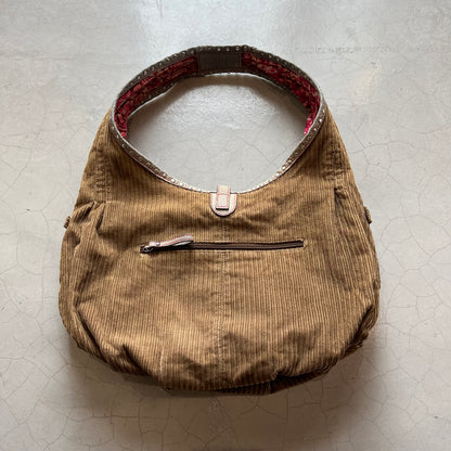 Vtg Guess Reversible Corduroy Bag