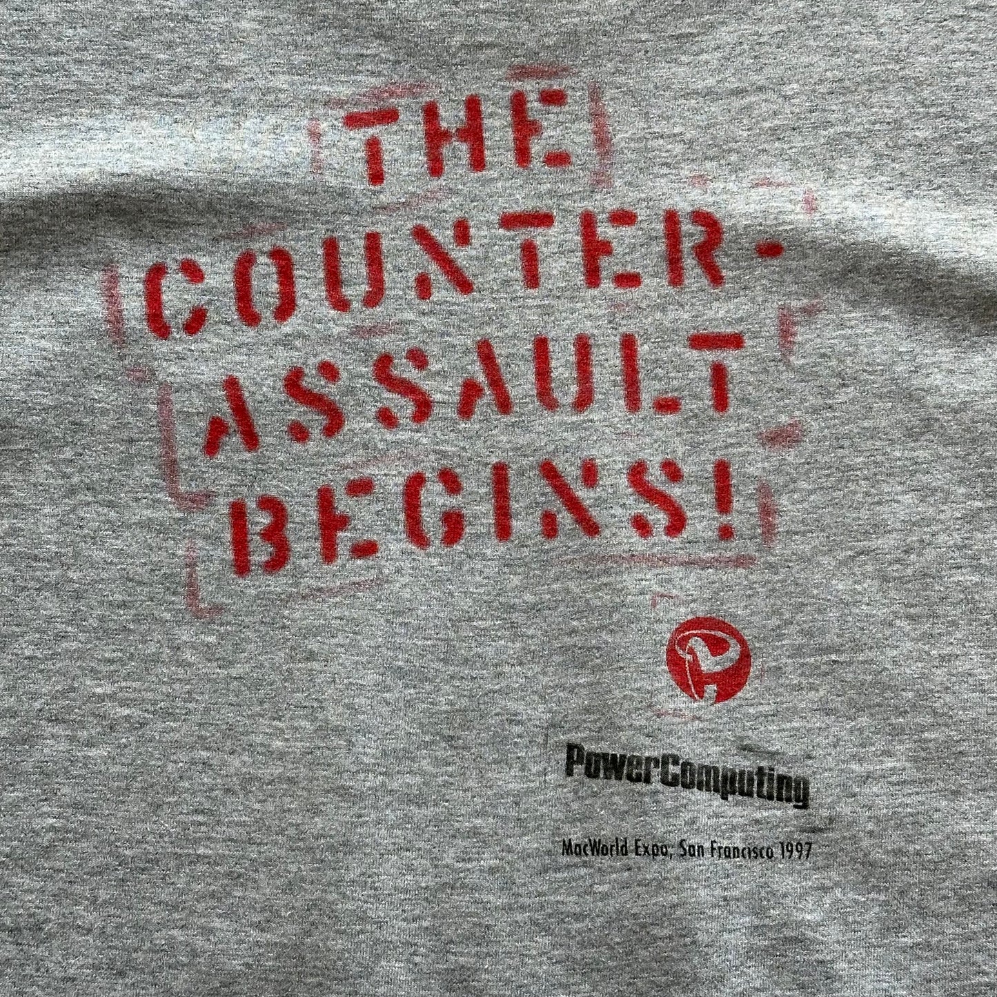 Vintage 1997 Power Computing Apple T-shirt