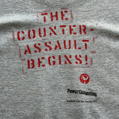 Vintage 1997 Power Computing Apple T-shirt