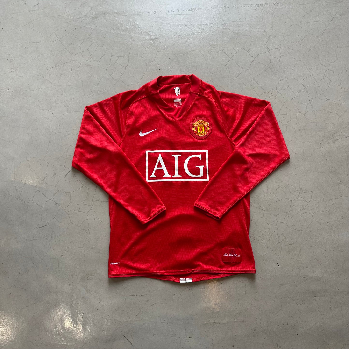 Manchester United 2007 Home Longsleeve