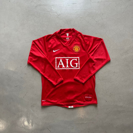 Manchester United 2007 Home Longsleeve