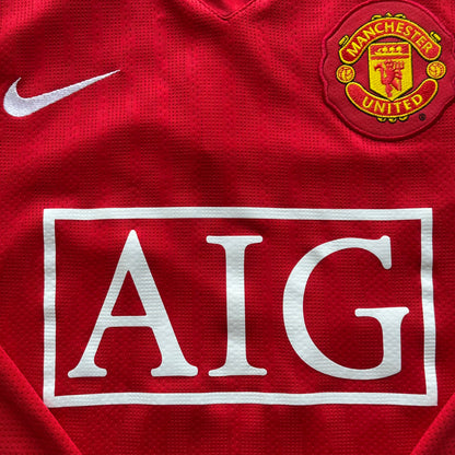 Manchester United 2007 Home Longsleeve