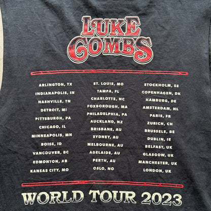 Luke Combs Sleveeless 2023 Tour T-Shirt