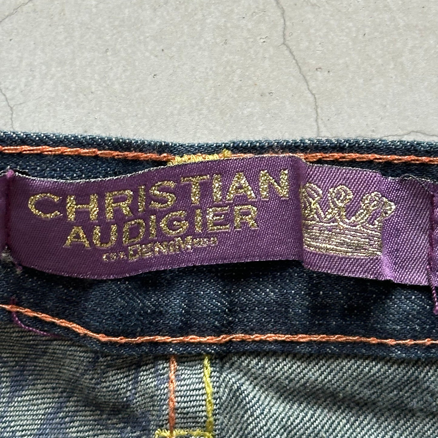 Vintage Y2K Christian Audigier Embroidered Jeans