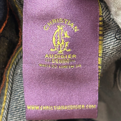 Vintage Y2K Christian Audigier Embroidered Jeans