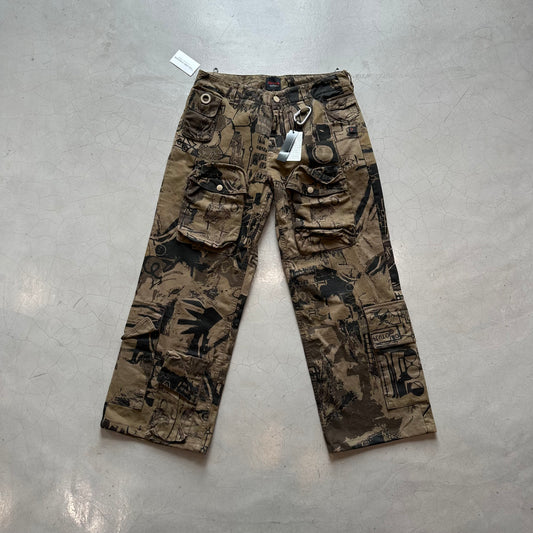 Roberto Cavalli Vintage Y2K Devils Cargo Pants (DEADSTOCK)