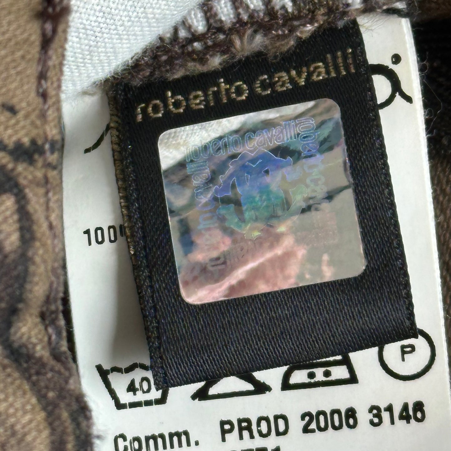 Roberto Cavalli Vintage Y2K Devils Cargo Pants (DEADSTOCK)