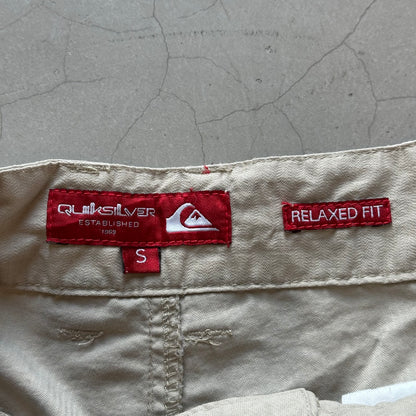 Quiksilver Beige Cargo Shorts