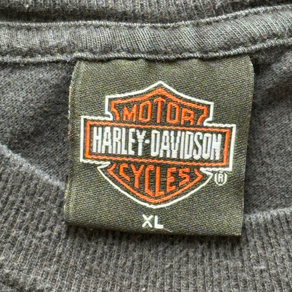 Vtg 2005 Flames Feed The Soul Qatar Harley Davidson T-Shirt