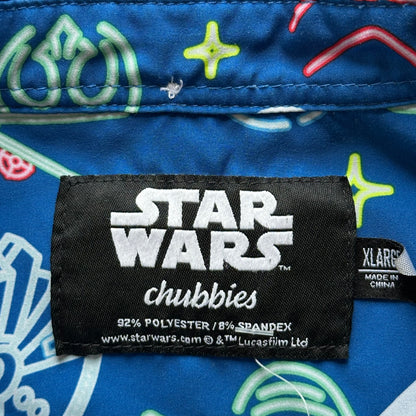 Star Wars Chubbies Beach Resort Shirt (Blue)