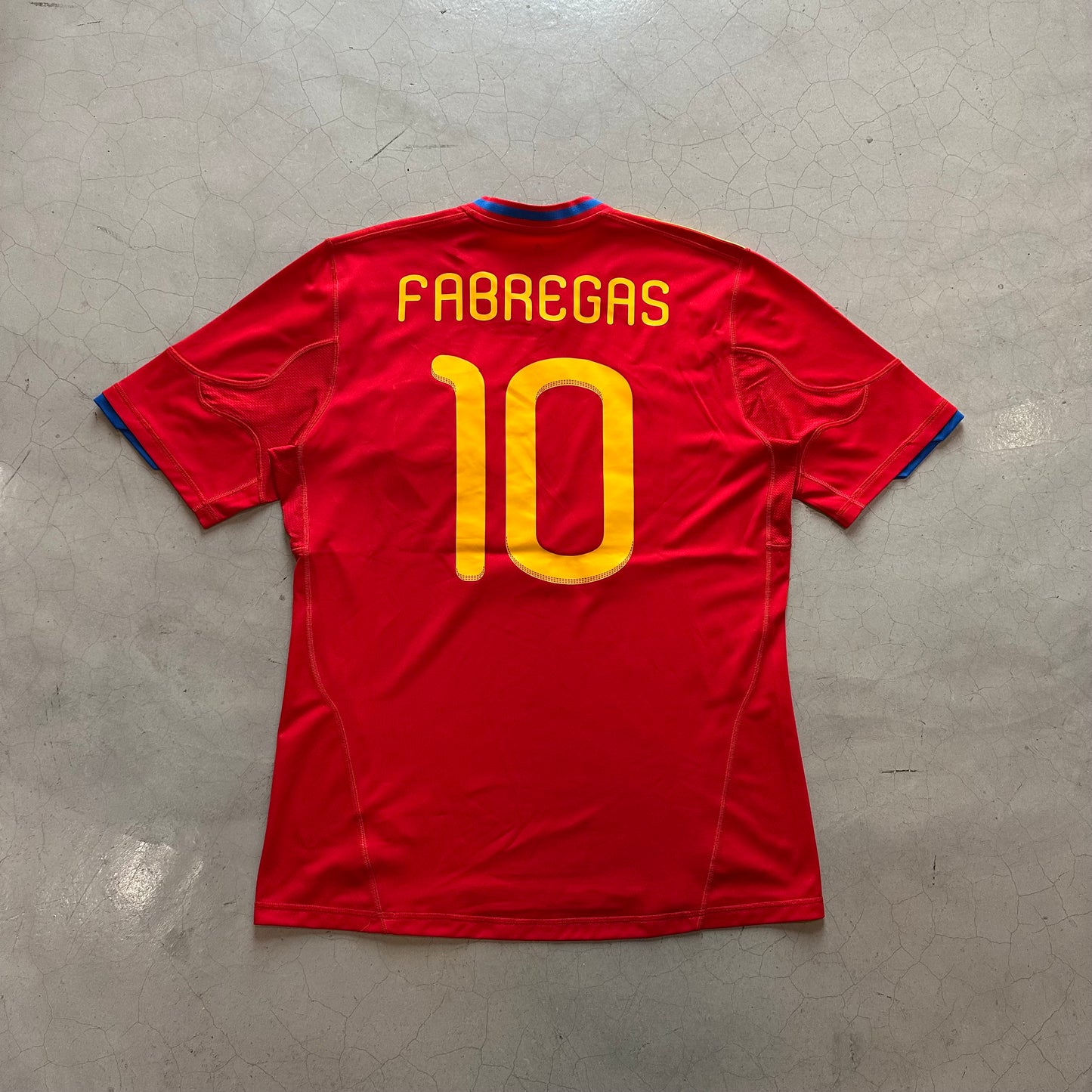 Spain #10 Fabregas 2010 Home Kit