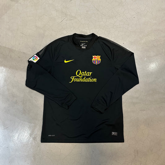 FC Barcelona 2011-2012 Away Longsleeve Kit