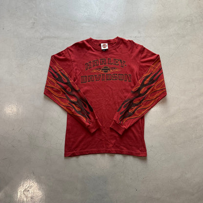Harley Davidson 2009 El Paso Longsleeve Flames Shirt