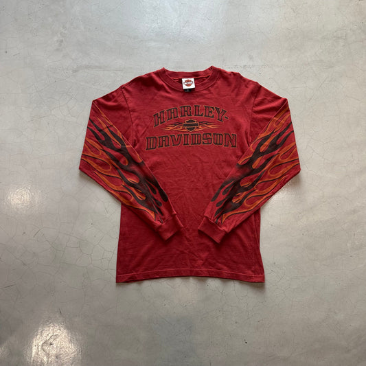 Harley Davidson 2009 El Paso Longsleeve Flames Shirt