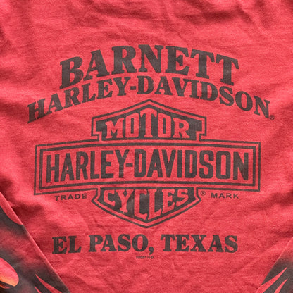 Harley Davidson 2009 El Paso Longsleeve Flames Shirt