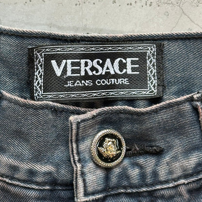 Vintage Versace Couture Black Jeans