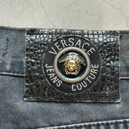 Vintage Versace Couture Black Jeans