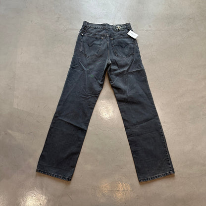 Vintage Versace Couture Black Jeans