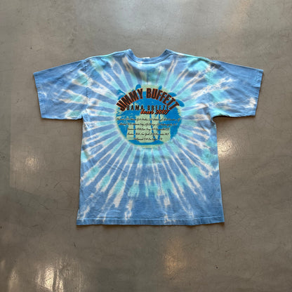 Vintage 2007 Jimmy Buffet Tie-Dye 2007 Tour T-Shirt