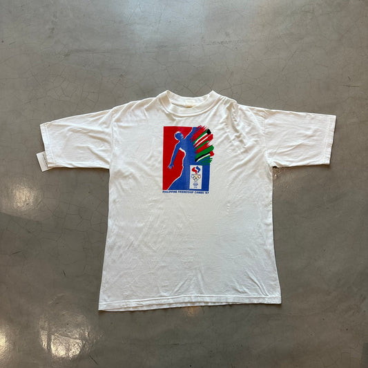 Vintage 1997 Bahrain Philippine Friendship Games T-Shirt