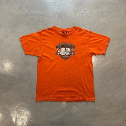 Vintage 2004 UAE Harley Davidson Orange T-Shirt