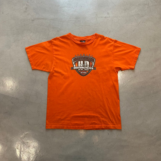 Vintage 2004 UAE Harley Davidson Orange T-Shirt