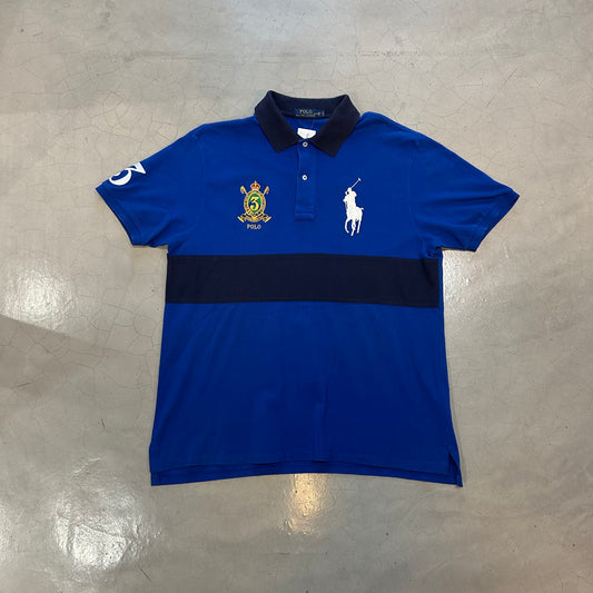 Ralph Lauren Blue Striped Polo