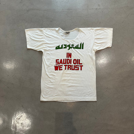 Vintage 80s In Saudi Oil We Trust T-Shirt