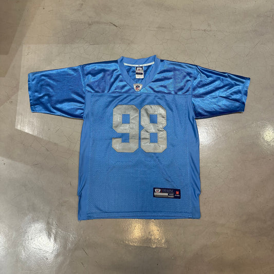 Detroit Lions Blue Reebok NFL Jersey (Fairley)
