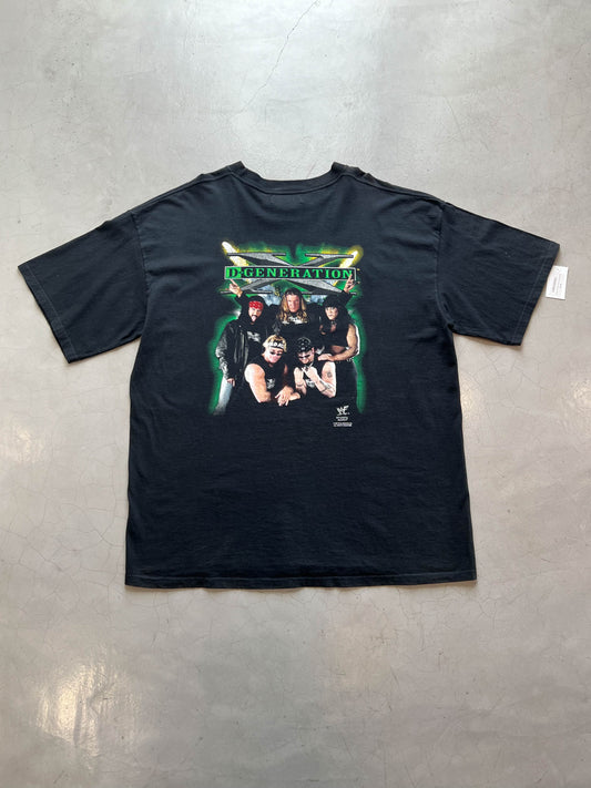 Vtg 1999 DX WWF T-Shirt (HHH, CHYNA, XPAC)