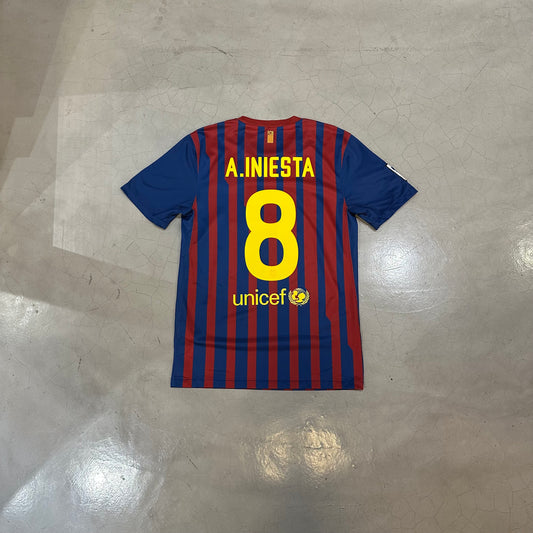Barcelona 2011 Home Jersey (Iniesta)