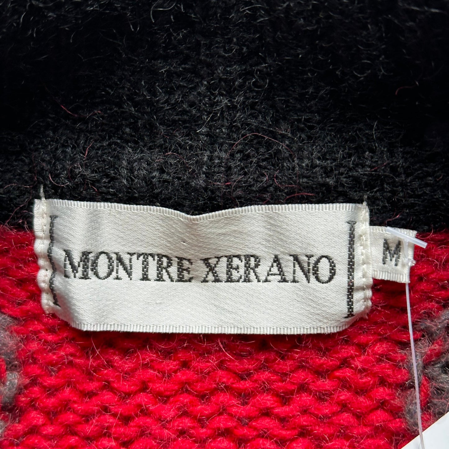 Vintage 80's Montre Xerano Grandpa Sweater