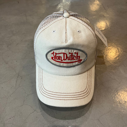 Vintage White Von Dutch Hat